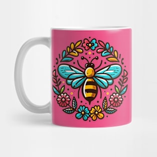 Flower Bee Mug